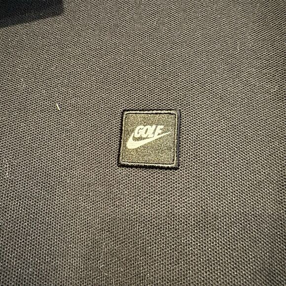 Nike Golf Tour Performance Dri-Fit Pique Knit Polo Shirt Solid Black  Large - Picture 3 of 7